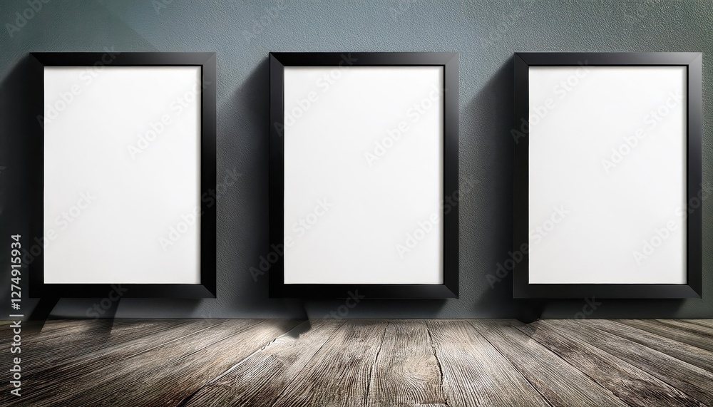 Vertical BlackFramed Mockup Poster Showcasing a Blank Canvas Drenched in Minimalistic Elegance, Perfect for Digital Art, Home Decor, or Design Inspiration. Vertical BlackFramed Mockup Poster Showcasing a Blank Canvas Drenched in Minimalistic Elegance, Perfect for Digital Art, Home Decor, or Design Inspiration.