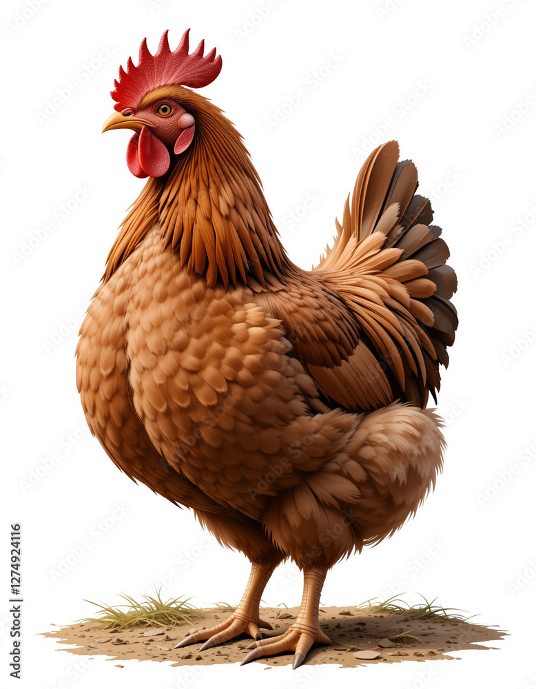 Fototapeta premium Feathered Friend: Chicken Collection