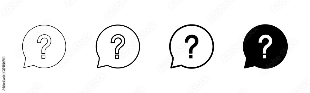 Question Icon vector isolated on white background. Question mark sign. help icon. Faq Question Icon vector isolated on white background. Question mark sign. help icon. Faq