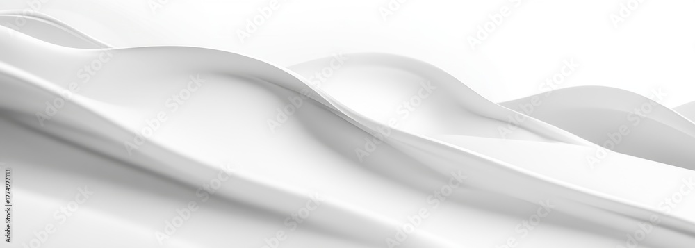 White cream swirls, flowing texture, clean background, cosmetic ad White cream swirls, flowing texture, clean background, cosmetic ad