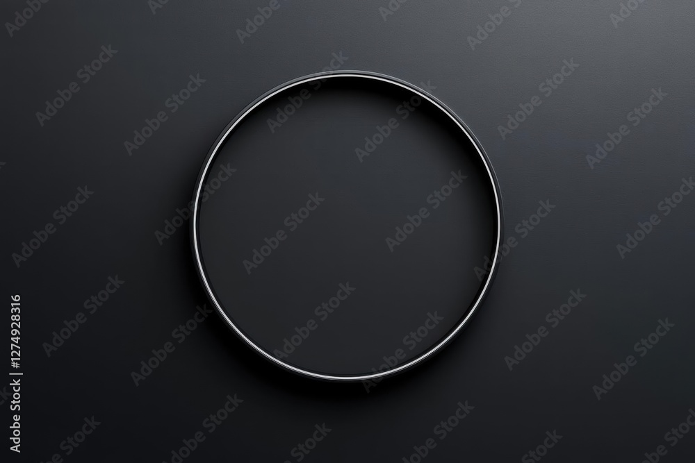 Black Circle Minimalist Abstract Background Black Circle Minimalist Abstract Background