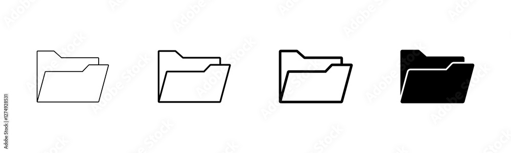 Folder Icon vector isolated on white background. Folder and documents Icon. icon archive Folder Icon vector isolated on white background. Folder and documents Icon. icon archive