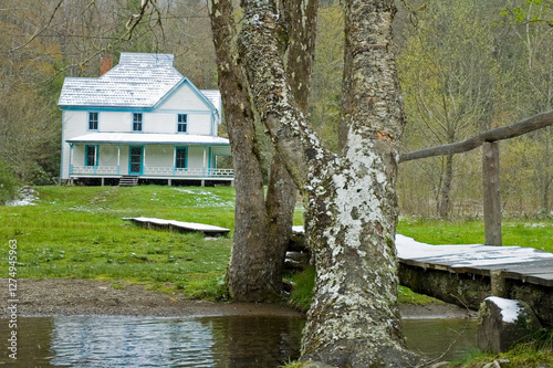 Caldwell Place, Cataloochee Cove in the Great Smoky Mountains National Park photo