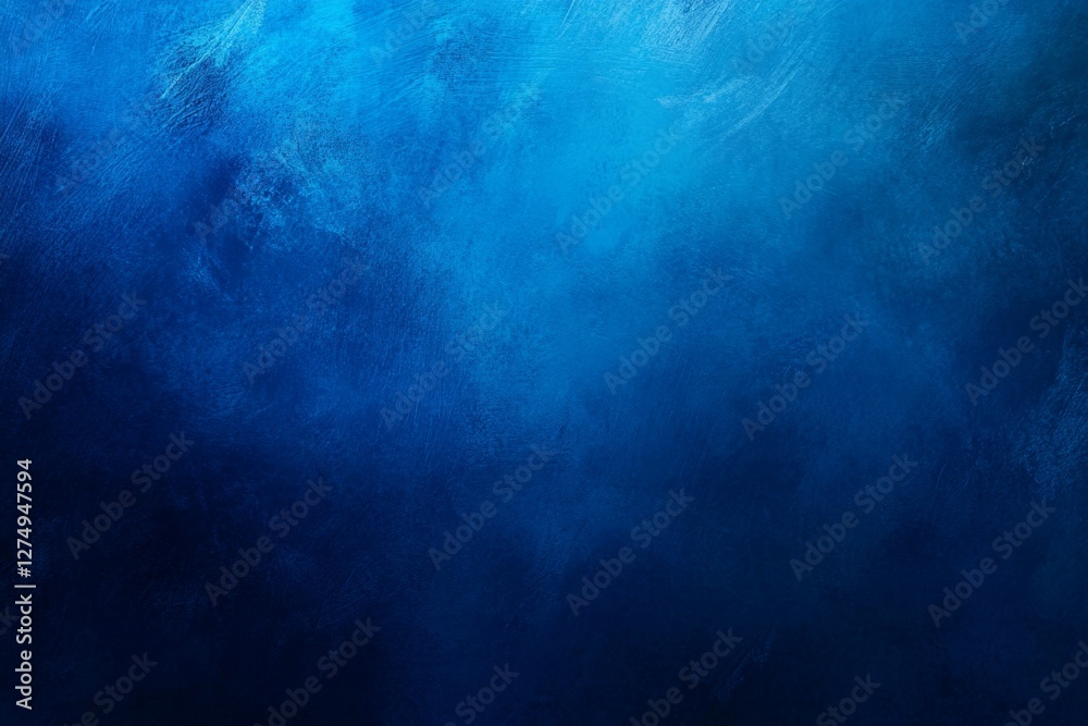 Fototapeta premium Blue textured abstract art background