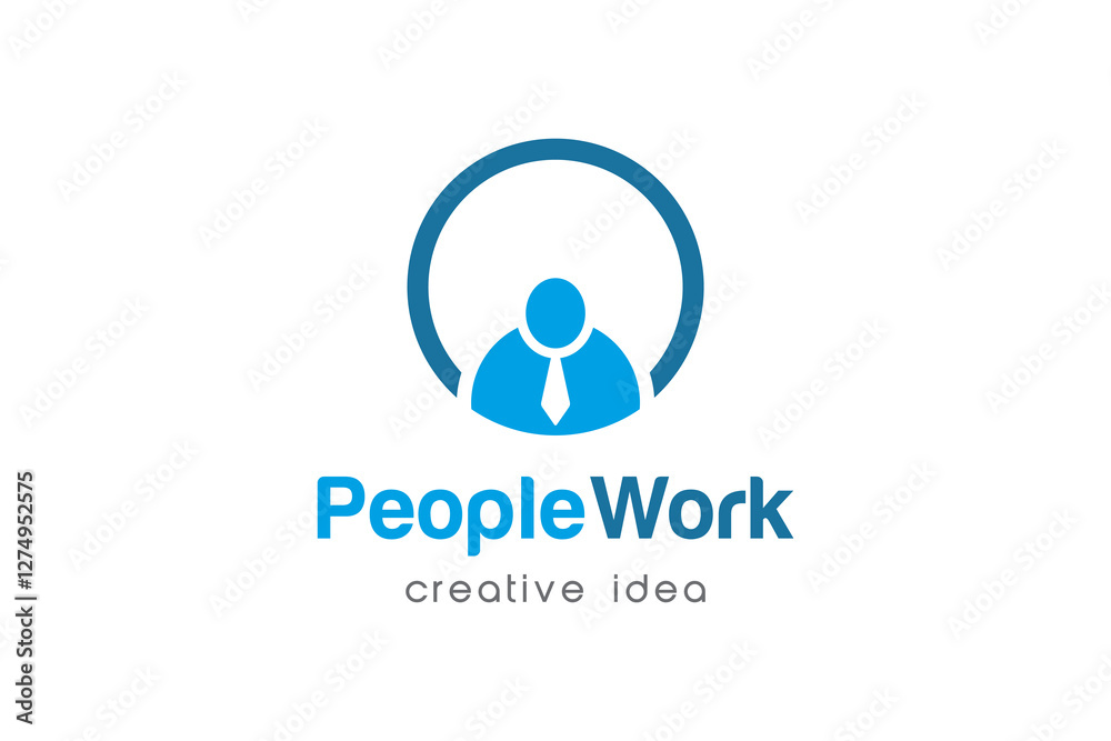 Creative People Business Logo Design Template Creative People Business Logo Design Template
