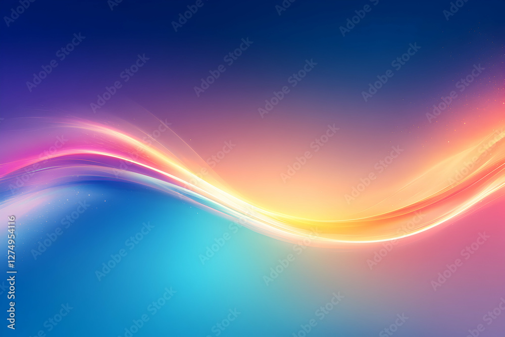 Abstract background image featuring vibrant, flowing, pastel wave design; ideal for website banners, presentations, or digital art projects.