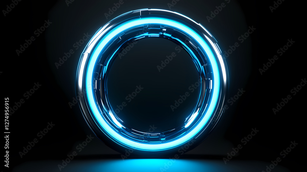 Mysterious Blue Glowing Ring Mysterious Blue Glowing Ring