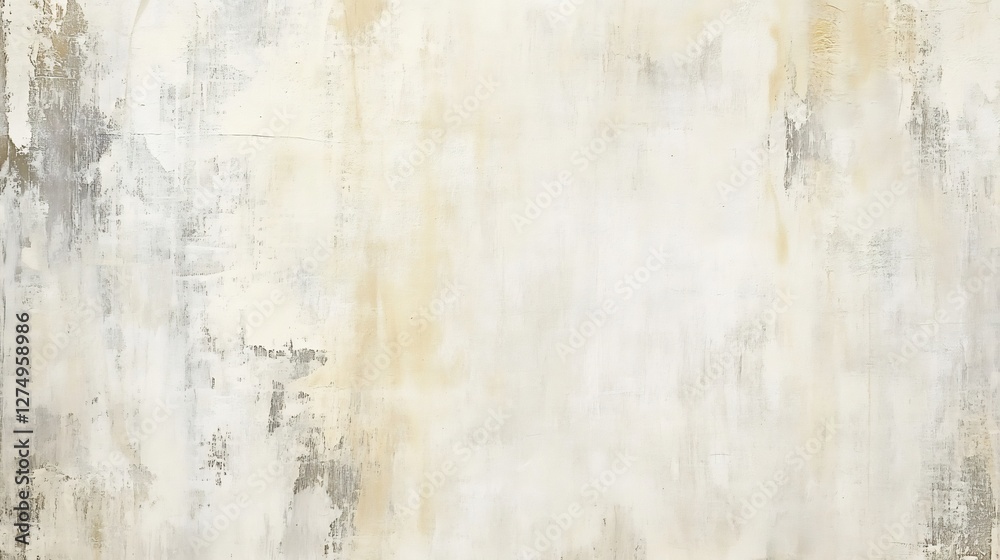 Obraz premium soft brush texture on cream background