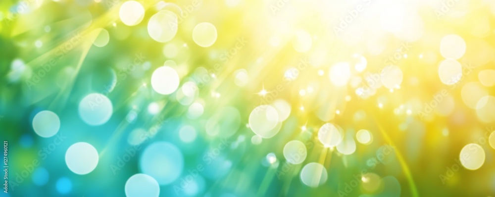Sunny bokeh, vibrant green meadow, sunbeams, spring background, website design Sunny bokeh, vibrant green meadow, sunbeams, spring background, website design