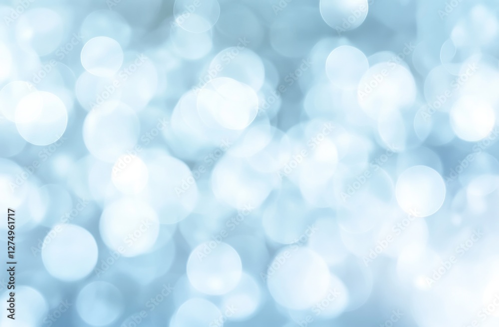Abstract blue bokeh lights background, defocused, texture, design