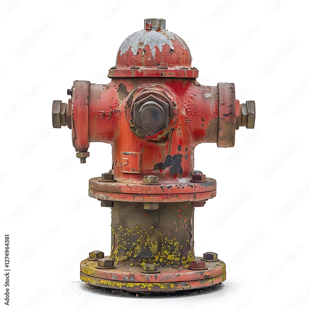 Fire hydrant isolated on white background Fire hydrant isolated on white background
