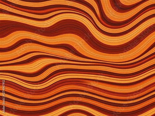 Close up photo of rare and expensive wooden waves texture in dark tones, wavy pattern, contrasting dark and light brown tones, wavy pattern, expensive, close up photo