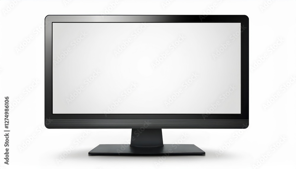 Flat Design Illustration Monitor for Computer or Television in Futuristic Minimalist Setting with Cool Tones and Geometric Shapes, Ideal for Digital Art, Home Decor, or Design Inspiration. Flat Design Illustration Monitor for Computer or Television in Futuristic Minimalist Setting with Cool Tones and Geometric Shapes, Ideal for Digital Art, Home Decor, or Design Inspiration.