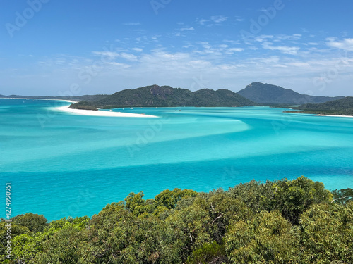 Obraz na płótnie Aerial view of Whitsunday Island Queensland Australia w salonie