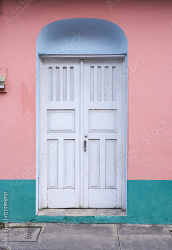 old wooden door