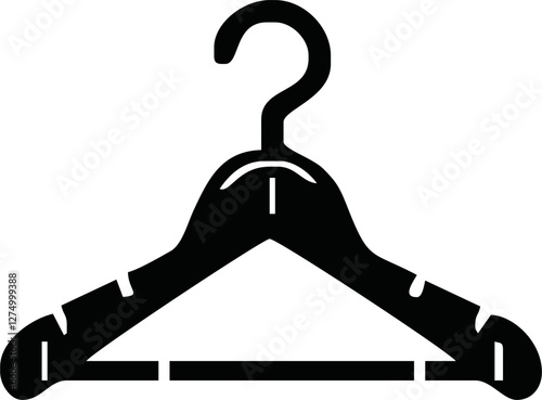 Hanger icon. Monochrome simple Hanger icon for templates, web design and infographics