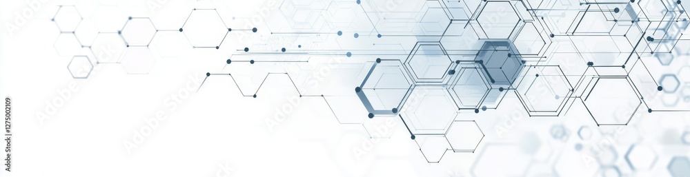 Abstract Hexagon Network Data Flow Background Abstract Hexagon Network Data Flow Background