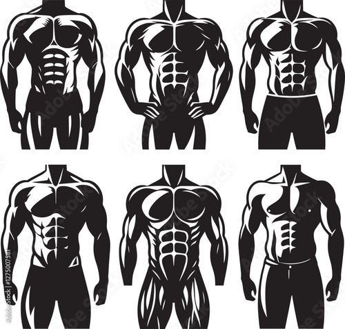 Bodybuilder silhouette