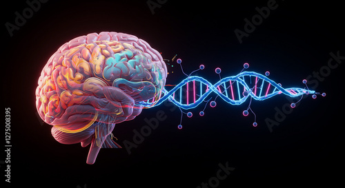 3d rendered illustration of a brain