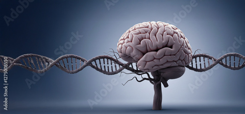 Generated Image,3d rendered illustration of a brain