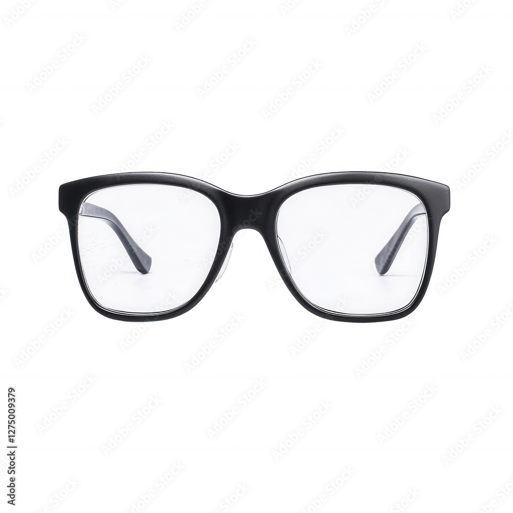 Black Rectangular Eyeglasses Showcasing Classic Design Black Rectangular Eyeglasses Showcasing Classic Design