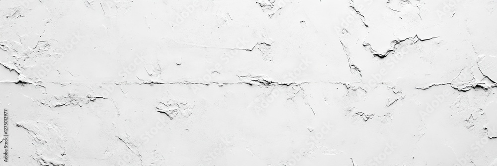 Obraz premium White wall texture, cracked surface, background design, website banner