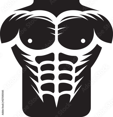 Bodybuilder silhouette