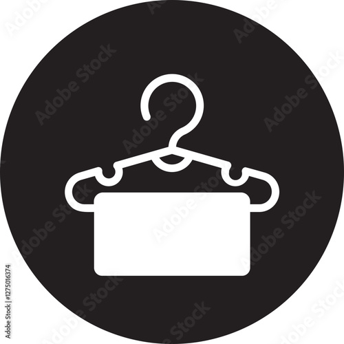Clothes Hanger glyph icon