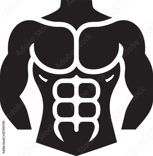 Bodybuilder silhouette