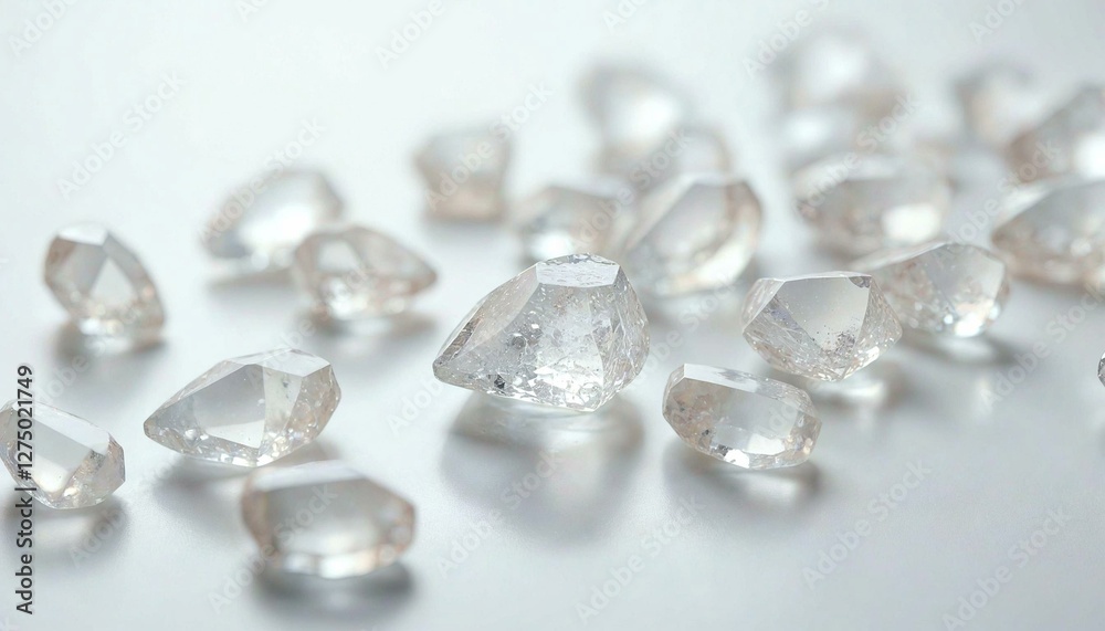 Rough Diamonds on Reflective Surface Rough Diamonds on Reflective Surface