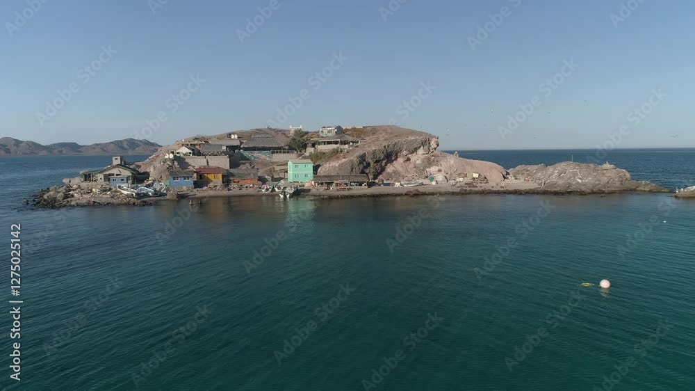 Aerial Views of El Pardito Island, Baja California Sur: A Remote Ocean Sanctuary Aerial Views of El Pardito Island, Baja California Sur: A Remote Ocean Sanctuary