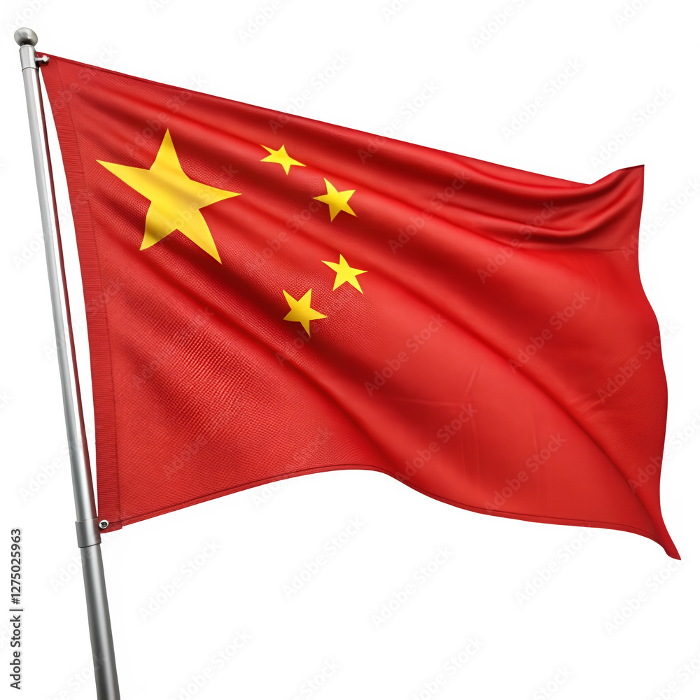 National flag of China in high quality. National flag of China in high quality.