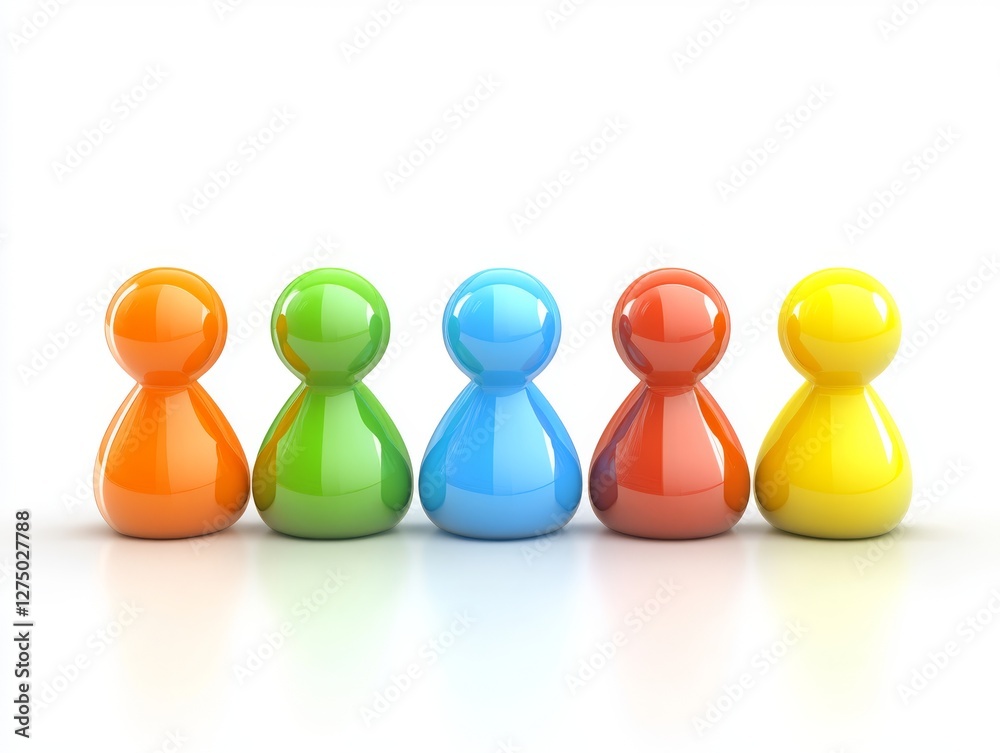 Vibrant spectrum of colors, a united group of people symbolizing diversity and inclusion Vibrant spectrum of colors, a united group of people symbolizing diversity and inclusion