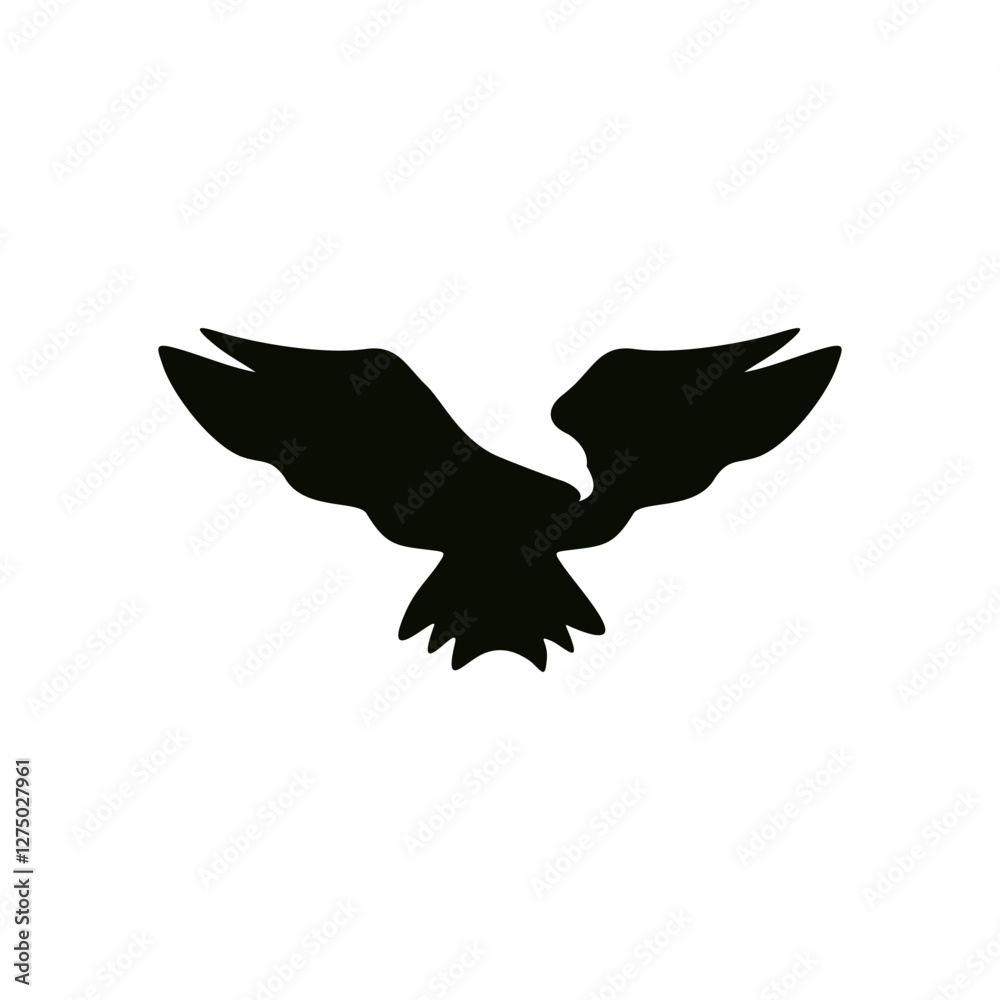 Fototapeta premium eagle logo design,vector,silhouette,illustration,animal,zoo,bird of prey logo design,bird,graphic,freedom,falcon,hawk,sign,illustration,wing,art,isolated,predator,power,concept,element,mascot,emblem,f