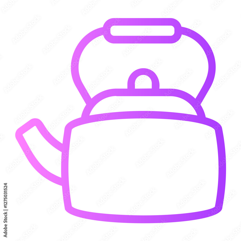 Obraz premium Kettle gradient icon