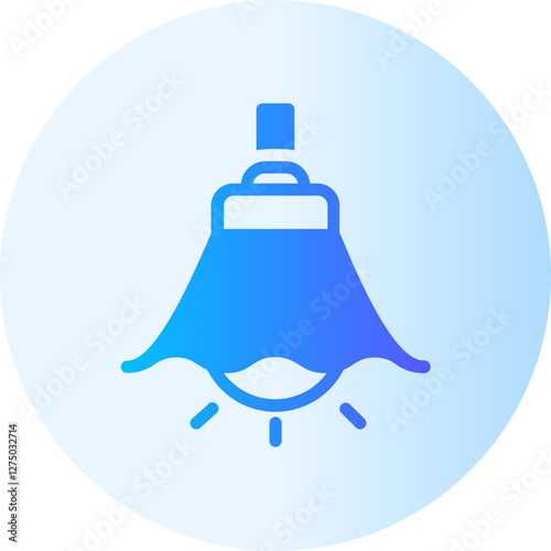 lamp gradient icon