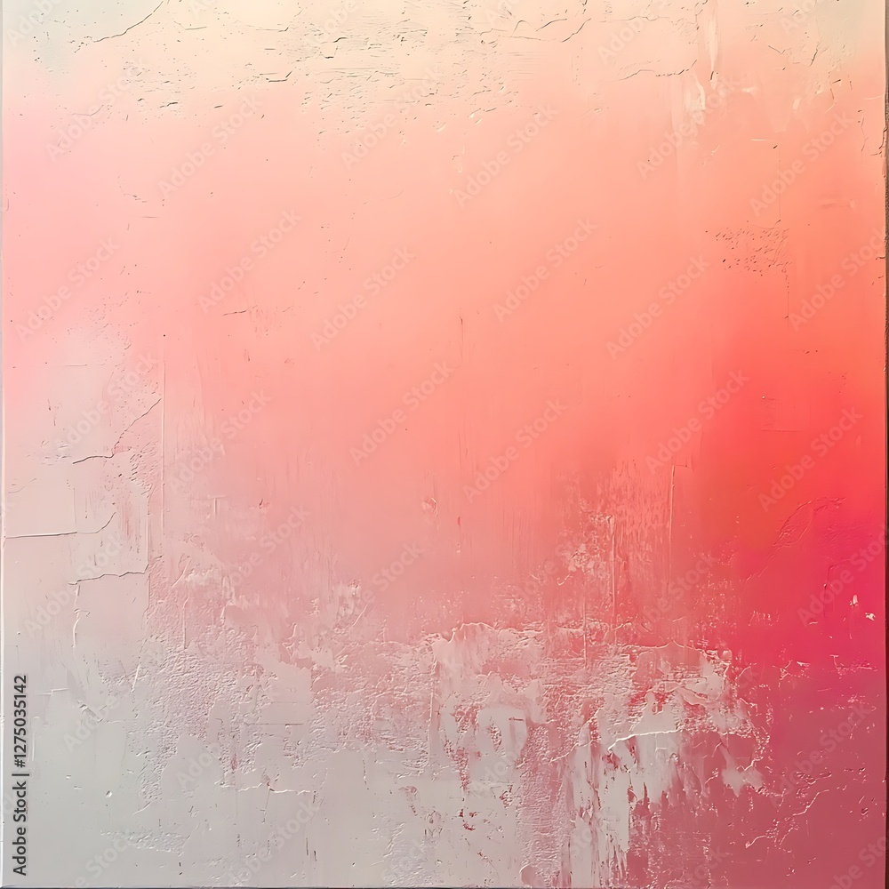 Fototapeta premium A stunning abstract canvas featuring a beautiful gradient from soft pink to white. This artwork adds a touch of elegance and modernity to any space, perfect for decor.