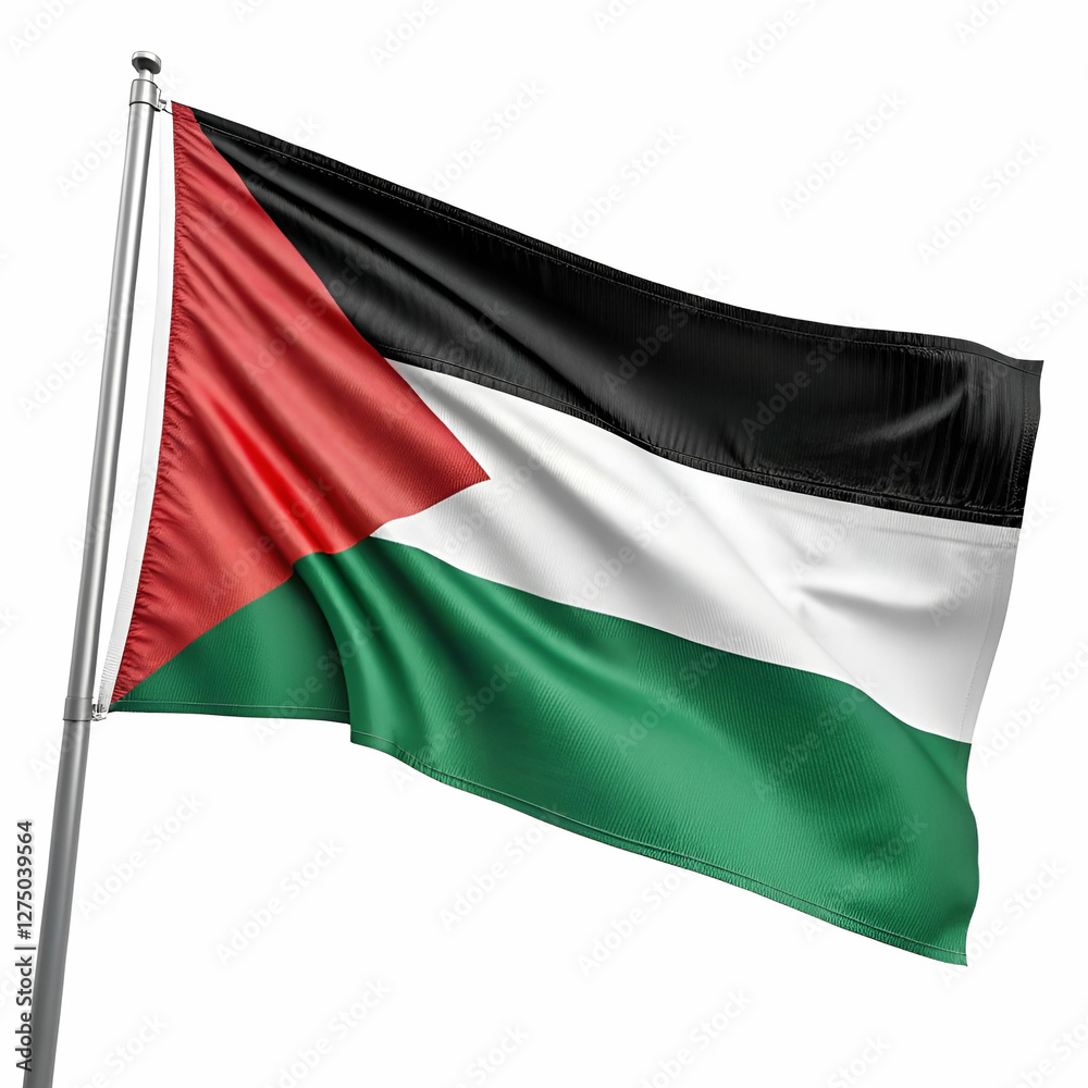 National flag of Palestine in high quality. National flag of Palestine in high quality.