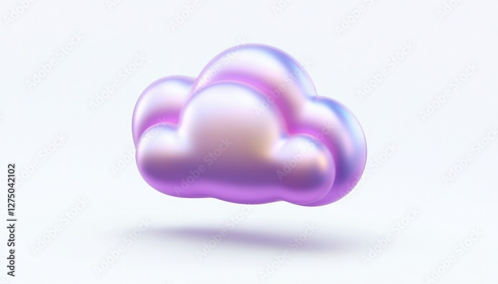 A stylized, colorful cloud floats against a light background, showcasing a blend of purple and white hues in a modern, minimalistic design. A stylized, colorful cloud floats against a light background, showcasing a blend of purple and white hues in a modern, minimalistic design.
