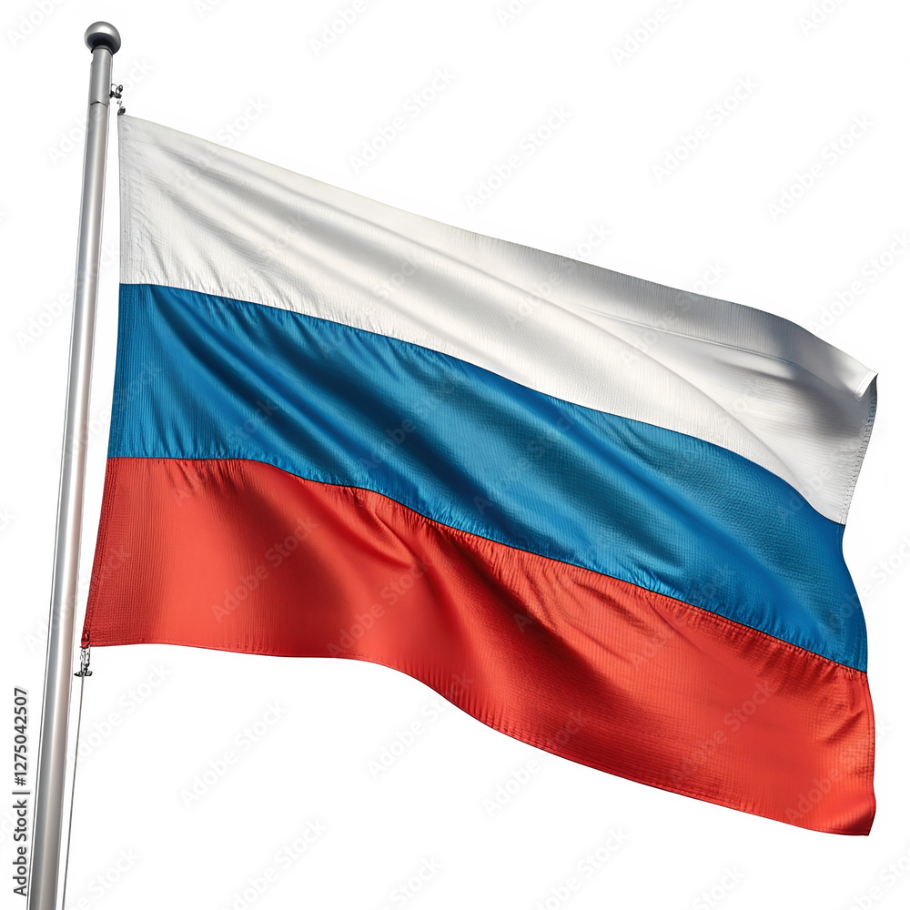 Fototapeta premium National flag of Russia in high quality.