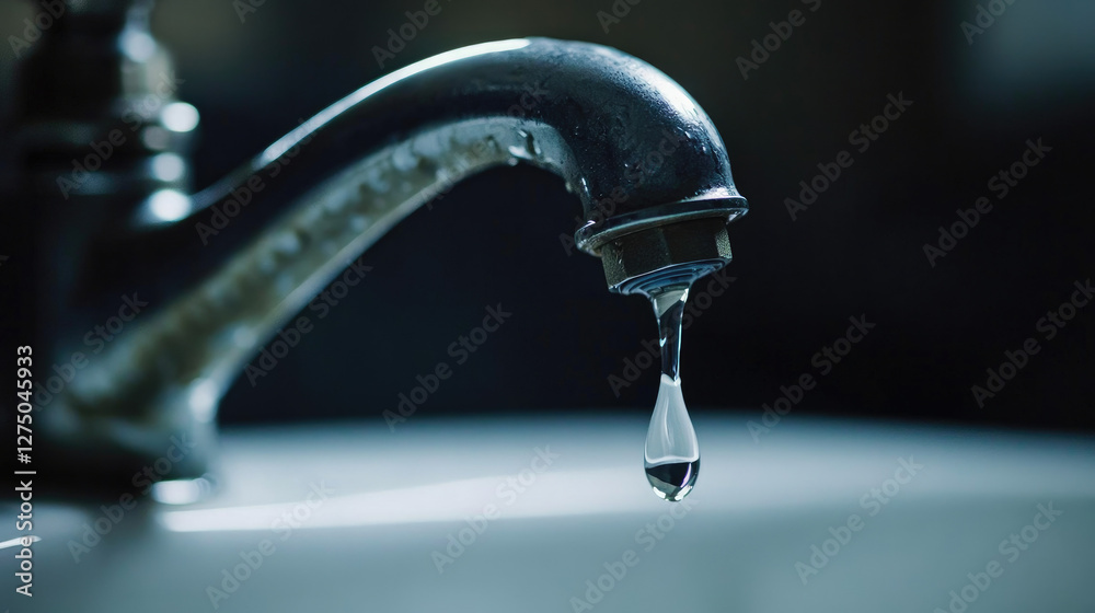 Close-up of a leaking faucet dripping water onto a white porcelain sink, highlighting the urgency of fixing a product issue. Close-up of a leaking faucet dripping water onto a white porcelain sink, highlighting the urgency of fixing a product issue.