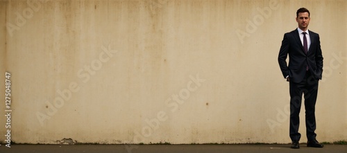 Gritty old-canvas texture adorns grungy backdrop photo