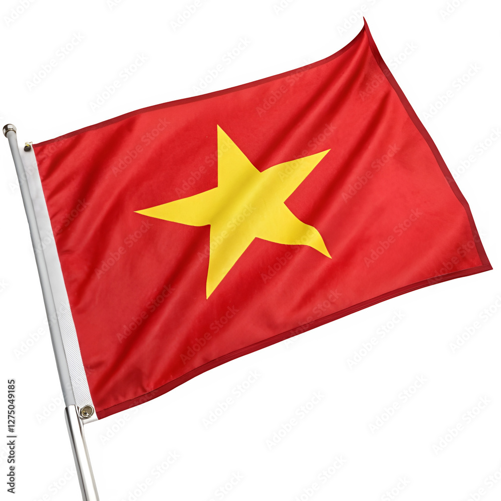 National flag of Vietnam in high quality. National flag of Vietnam in high quality.