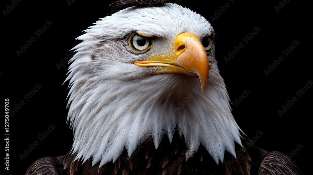 Obraz premium Majestic Bald Eagle Portrait Wildlife Bird Nature Closeup