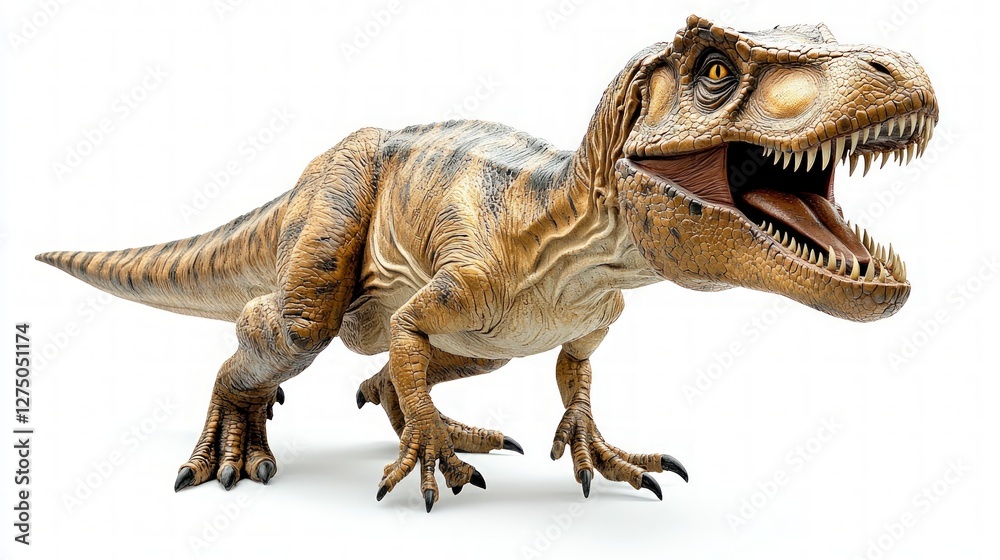 Obraz premium Tyrannosaurus Rex Dinosaur Prehistoric Reptile Jurassic Era Ancient Beast Powerful Pre
