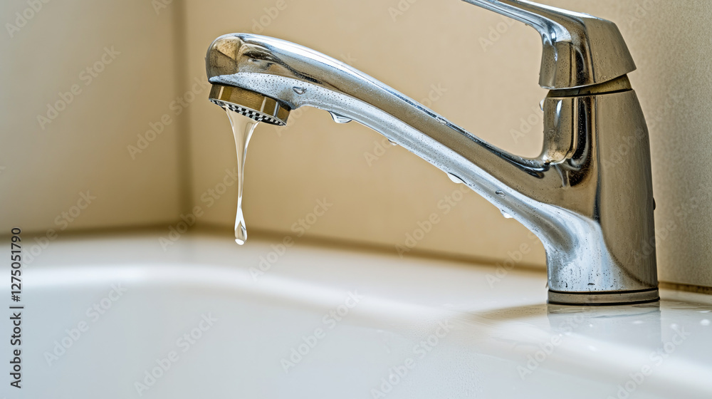 Close-up of a leaking faucet dripping water onto a white porcelain sink, highlighting the urgency of fixing a product issue. Close-up of a leaking faucet dripping water onto a white porcelain sink, highlighting the urgency of fixing a product issue.