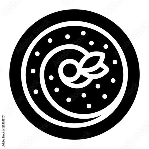 hummus glyph icon