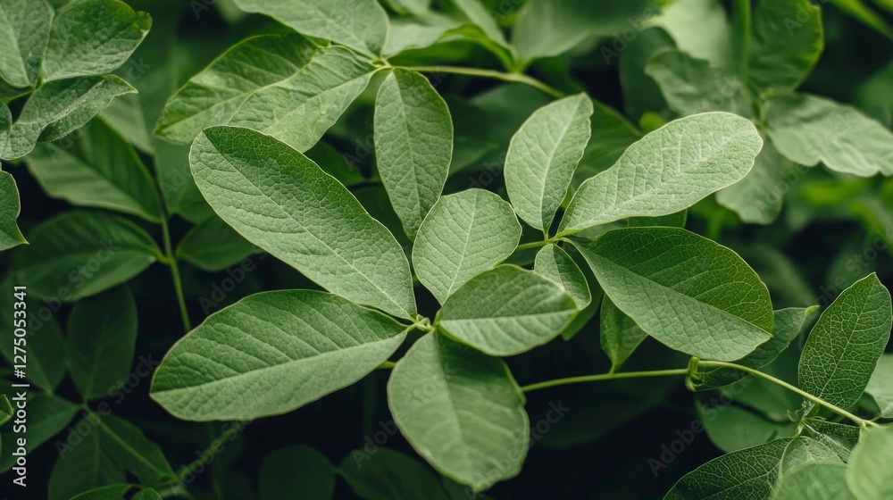 custom made wallpaper toronto digitalLush Green Foliage  Natural Leaf Texture  Vibrant Greenery Background