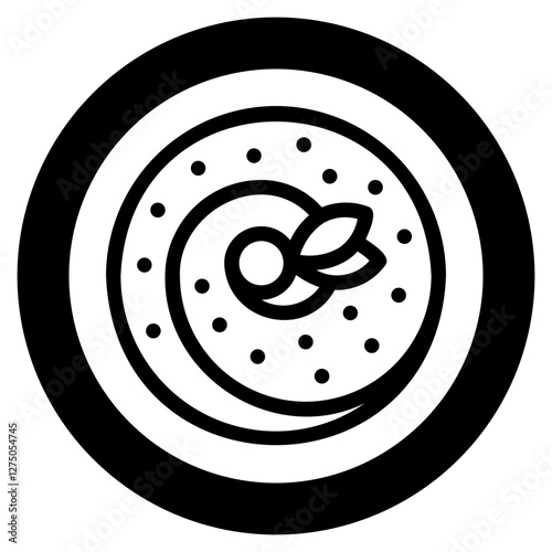 hummus glyph icon