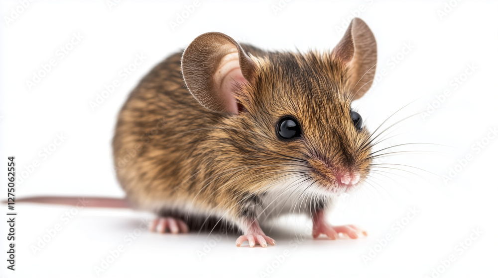 Adorable House Mouse Portrait Small Mammal, Tiny Paws, Big Ears Adorable House Mouse Portrait Small Mammal, Tiny Paws, Big Ears